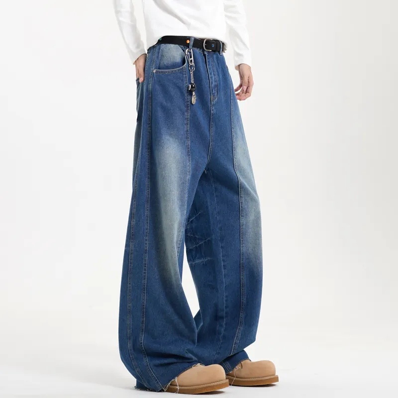 POINTLIMIT Denim Trousers Unisex-5