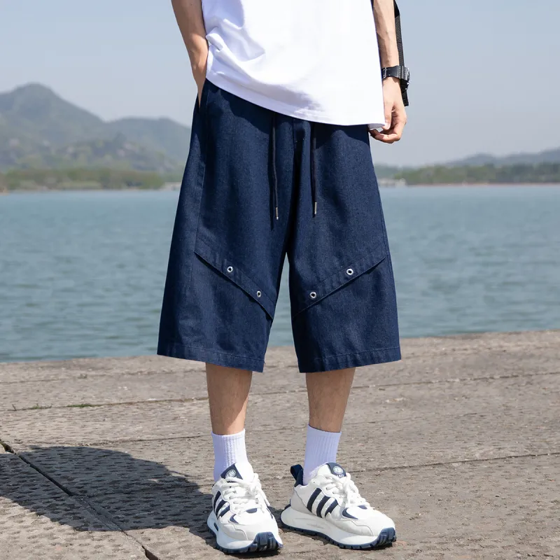 POINTLIMIT Denim Shorts Unisex-13