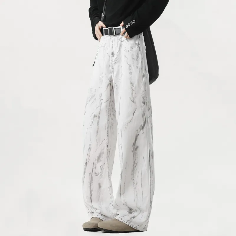 POINTLIMIT Jeans Unisex White-3