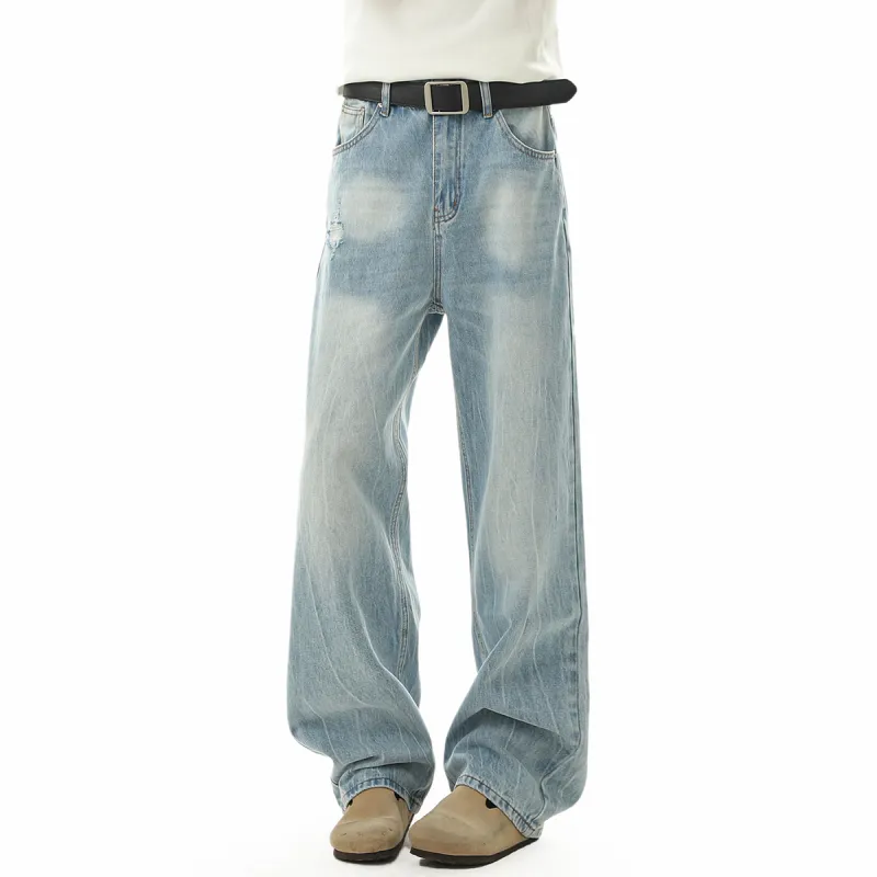 POINTLIMIT Jeans Unisex Light Blue-3