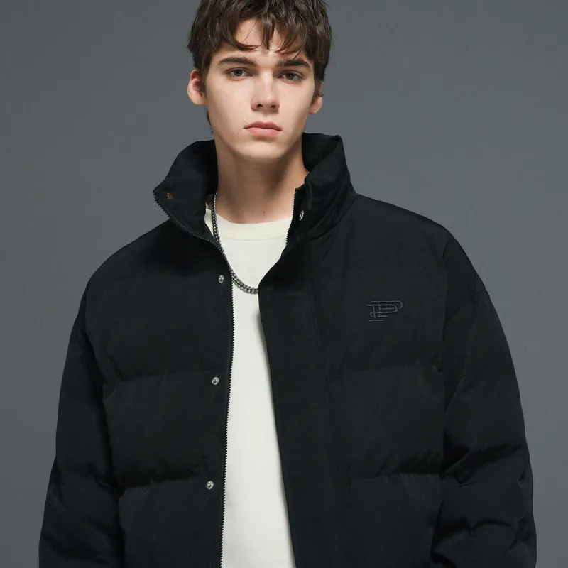 POINTLIMIT Puffer Jacket Unisex Black/Beige-5