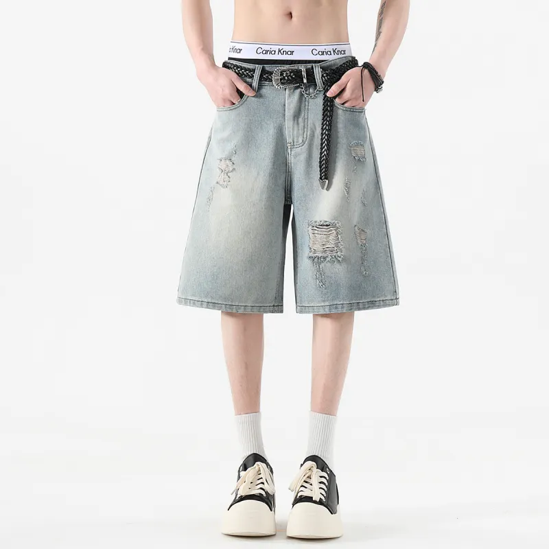 POINTLIMIT Denim Shorts Unisex-9