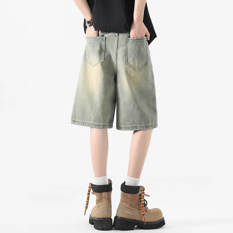 POINTLIMIT Denim Shorts Unisex-4