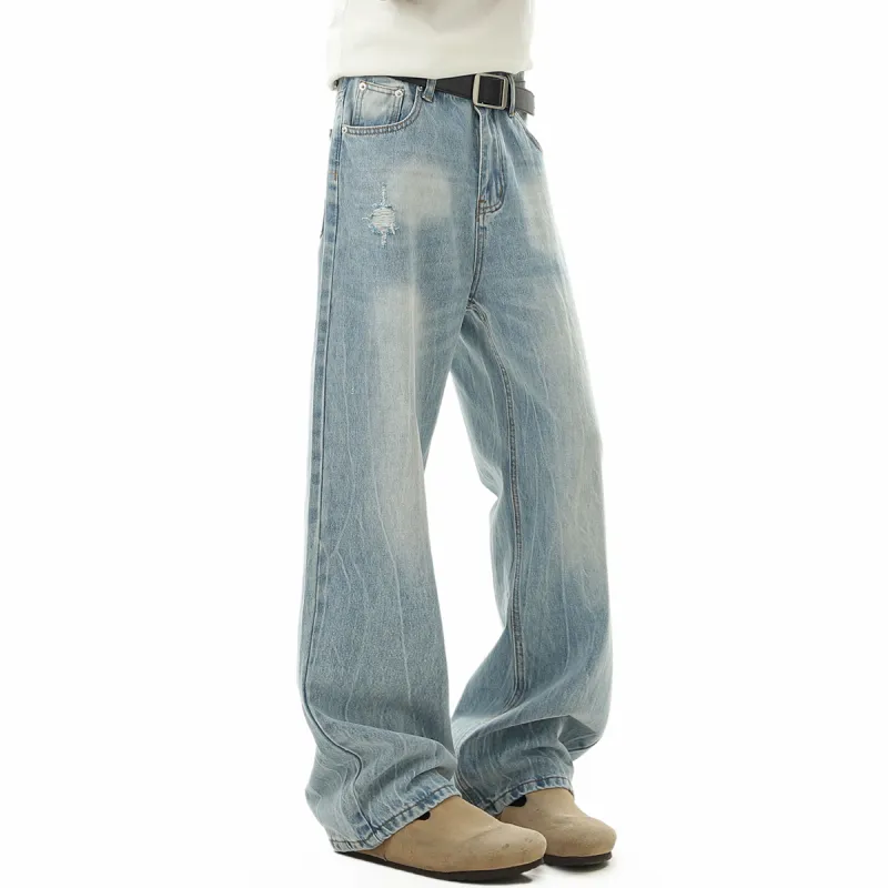 POINTLIMIT Jeans Unisex Light Blue-4