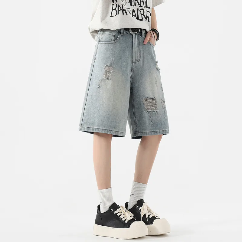 POINTLIMIT Denim Shorts Unisex-12