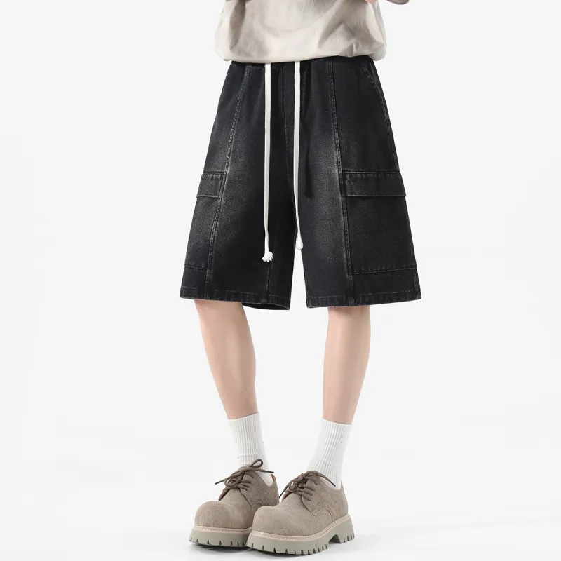 POINTLIMIT Denim Shorts Unisex-3
