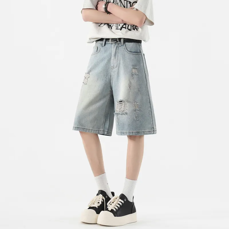 POINTLIMIT Denim Shorts Unisex-10