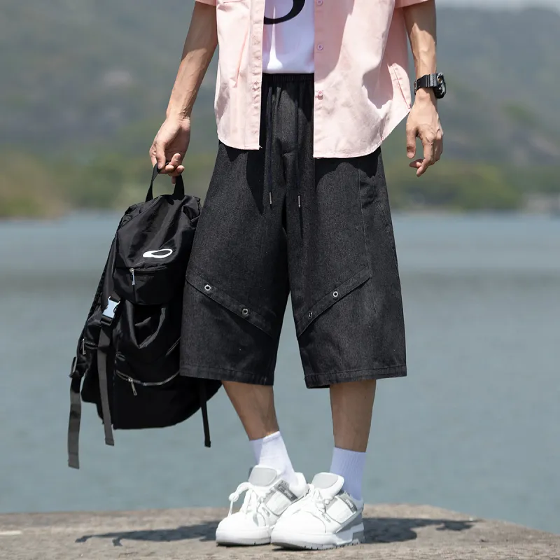 POINTLIMIT Denim Shorts Unisex-4