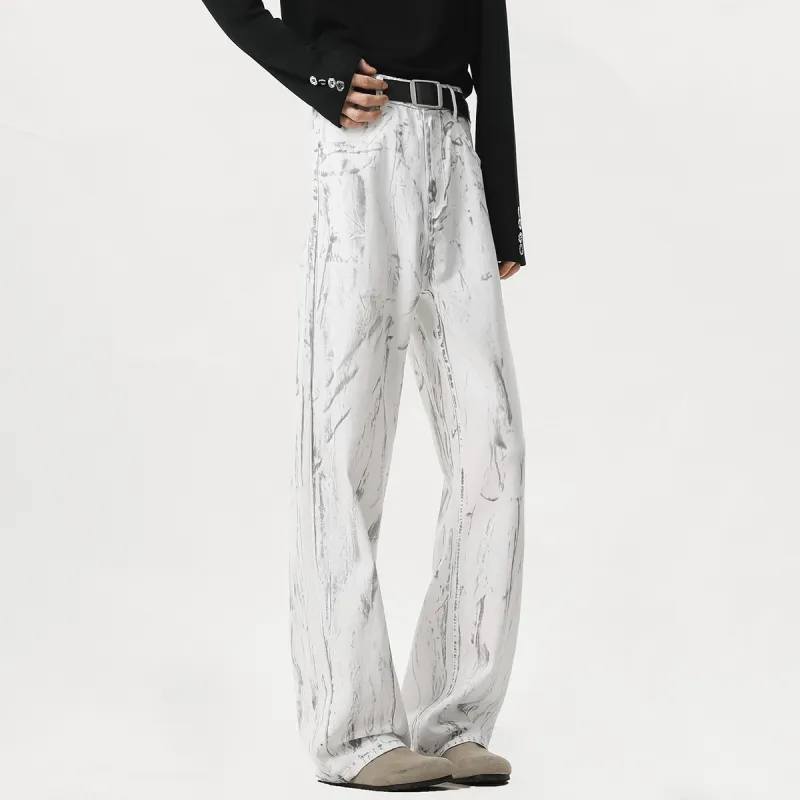 POINTLIMIT Jeans Unisex White-6