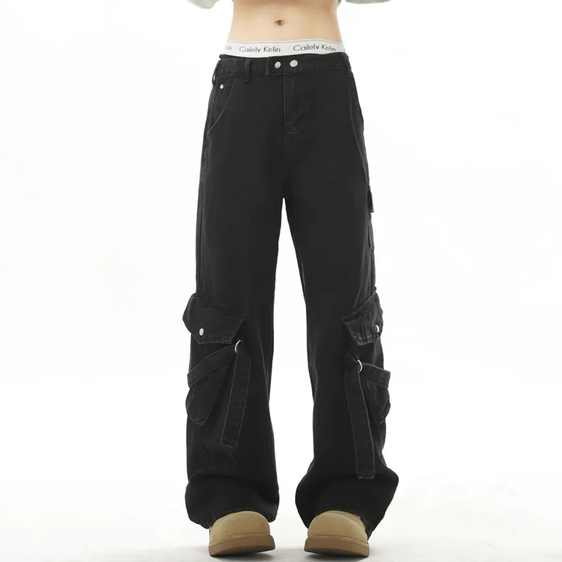 POINTLIMIT Jeans Unisex Black-5