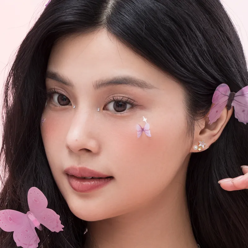 Clect Eco Friendly Alloy Stud Earrings Women's-3