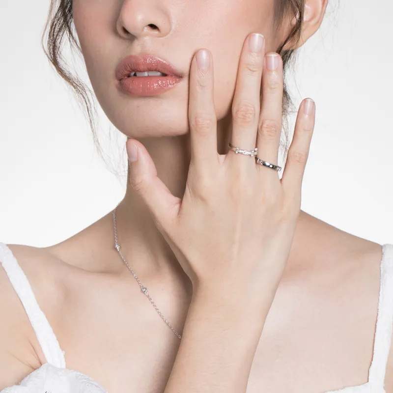 Clect S925 Silver Rings Unisex Silver-5