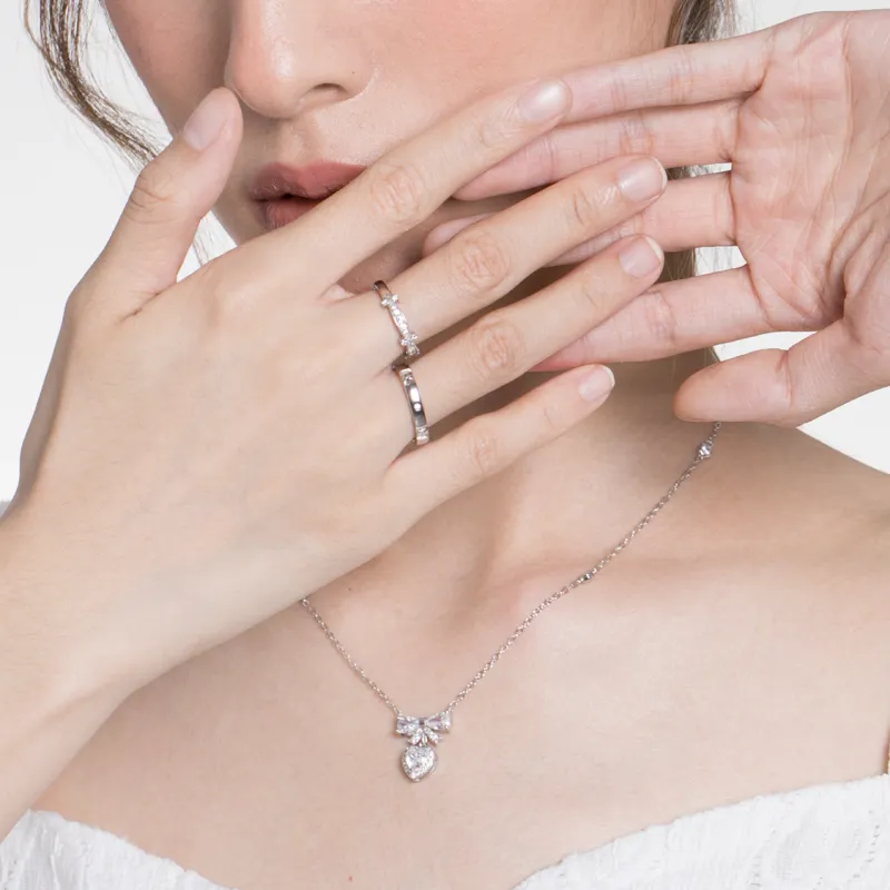Clect S925 Silver Rings Unisex Silver-4