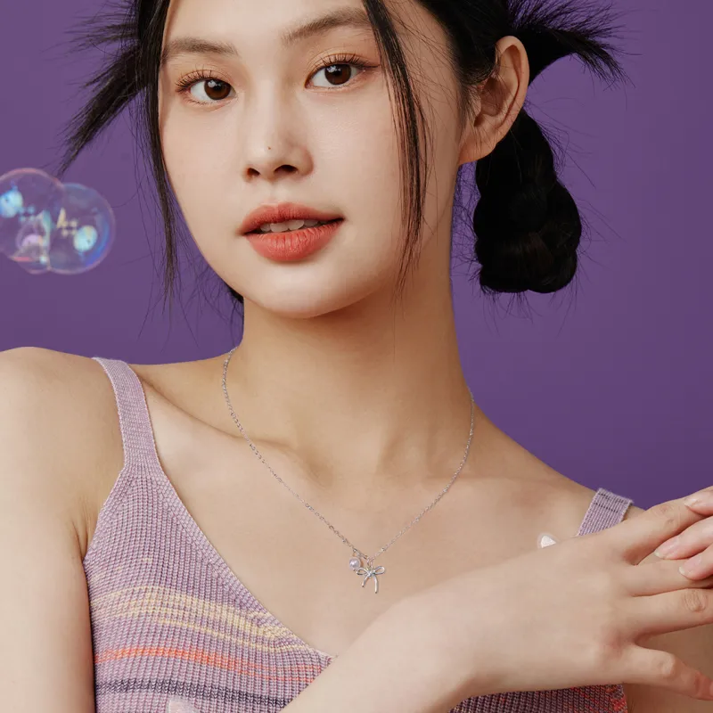 Clect Artificial Pearl Necklaces Women's-4