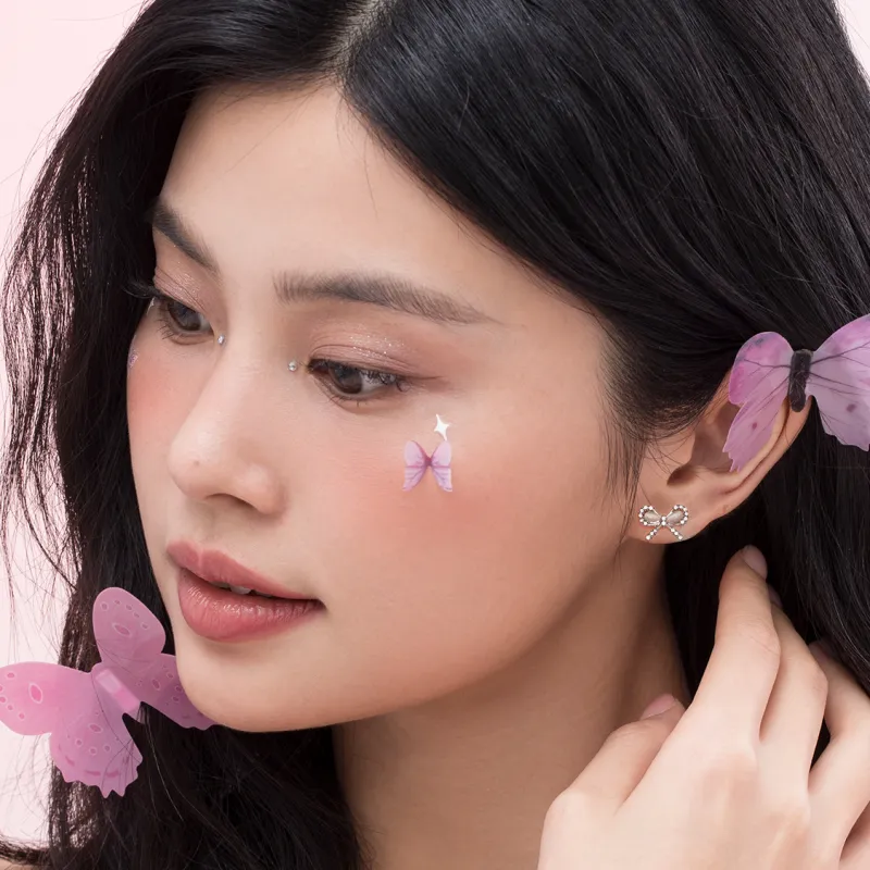Clect Eco Friendly Alloy Stud Earrings Women's-4