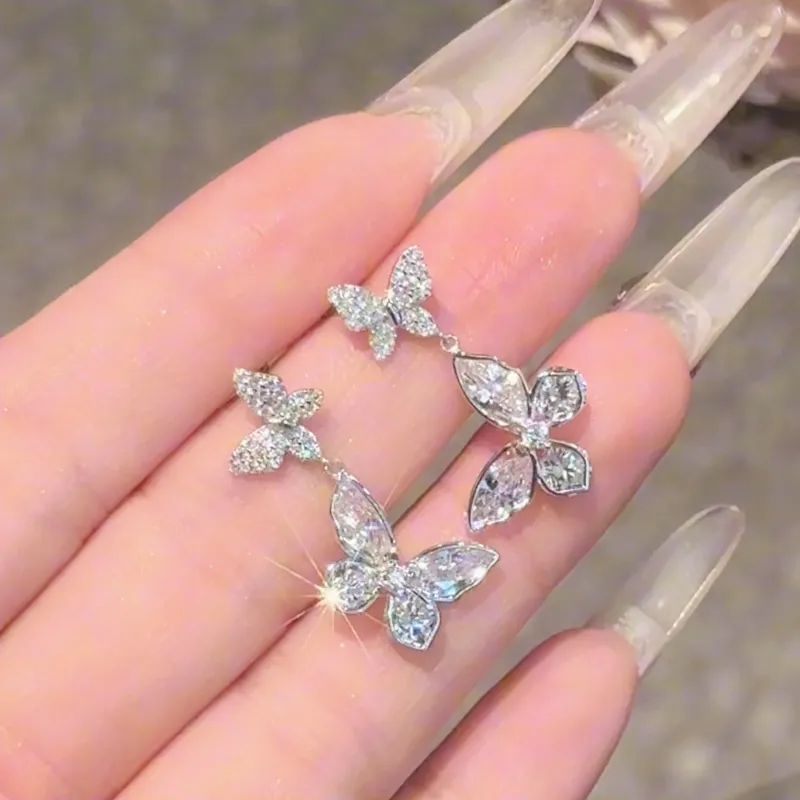 Disney Princess S925 Silver Earrings Women's Silver-1
