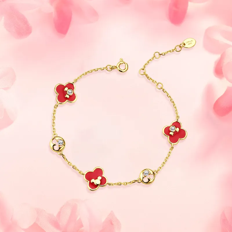 Disney Mickey Series S925 Silver Bracelets Women's-2