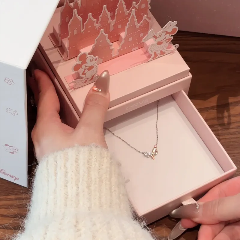 Disney Princess S925 Silver Necklaces Women's-1