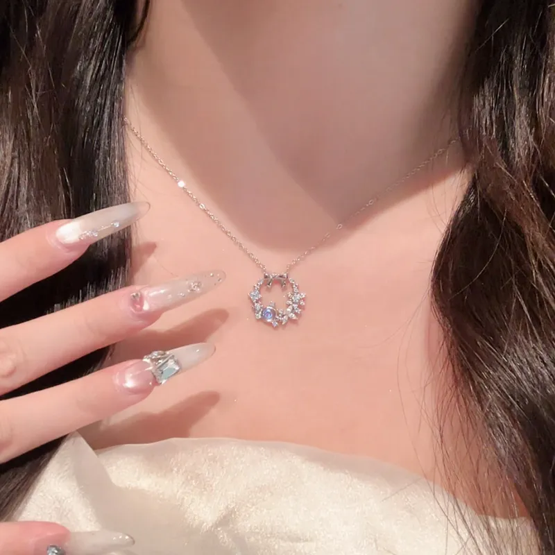 Disney Princess S925 Silver Necklaces Women's-2