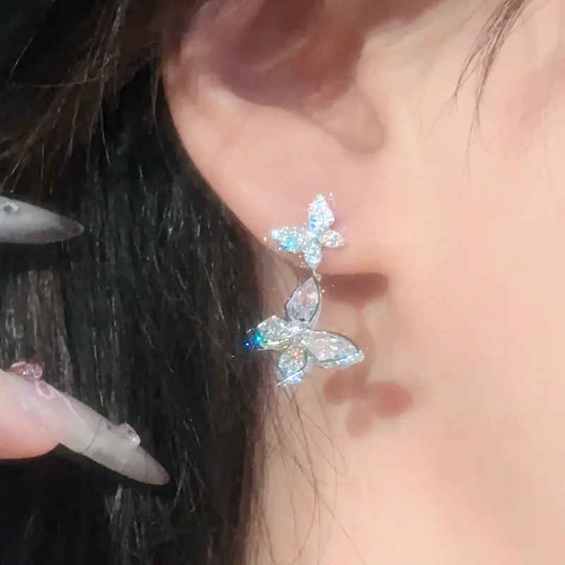 Disney Princess S925 Silver Earrings Women's Silver-11