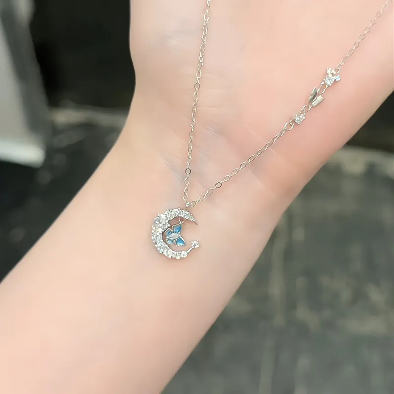 Disney Princess S925 Silver Necklaces Women's-3