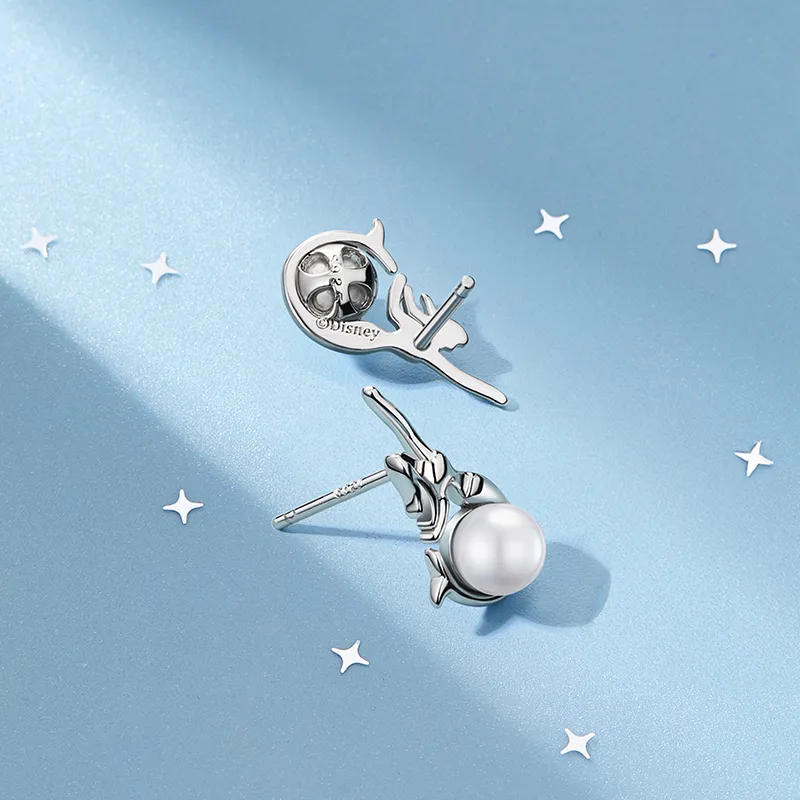 Disney Princess S925 Silver Earrings Women's-2