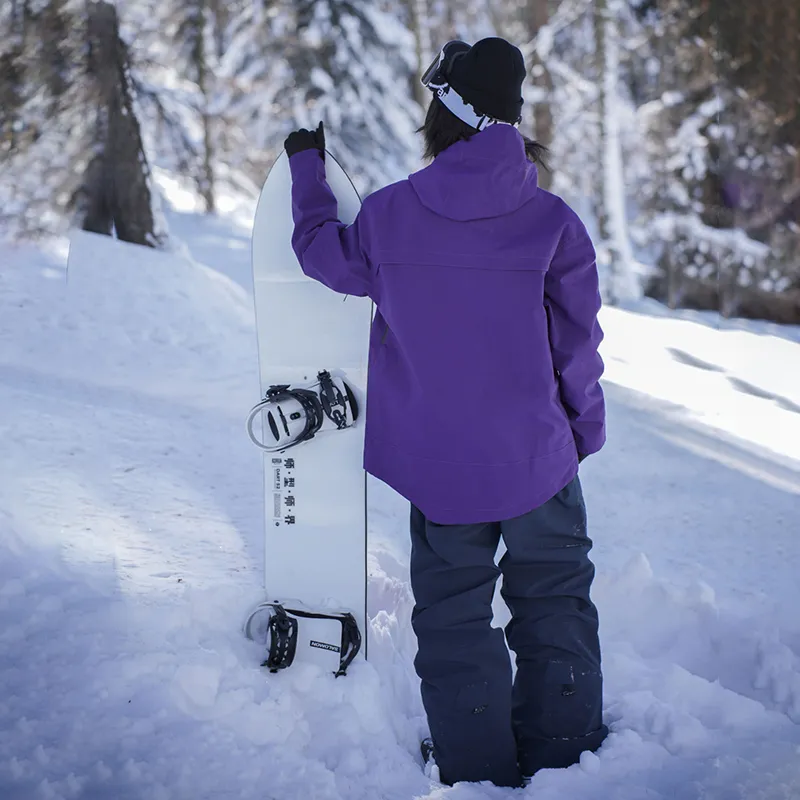 LA QOMOTEC Ski Pants Unisex Navy Blue-2