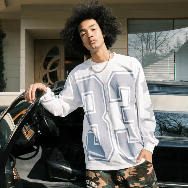 JUST VIBE Long Sleeved T Shirt Unisex-12