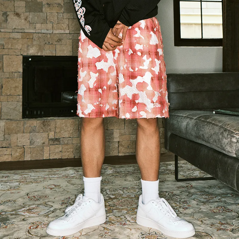 JUST VIBE Casual Shorts Unisex Pink-5