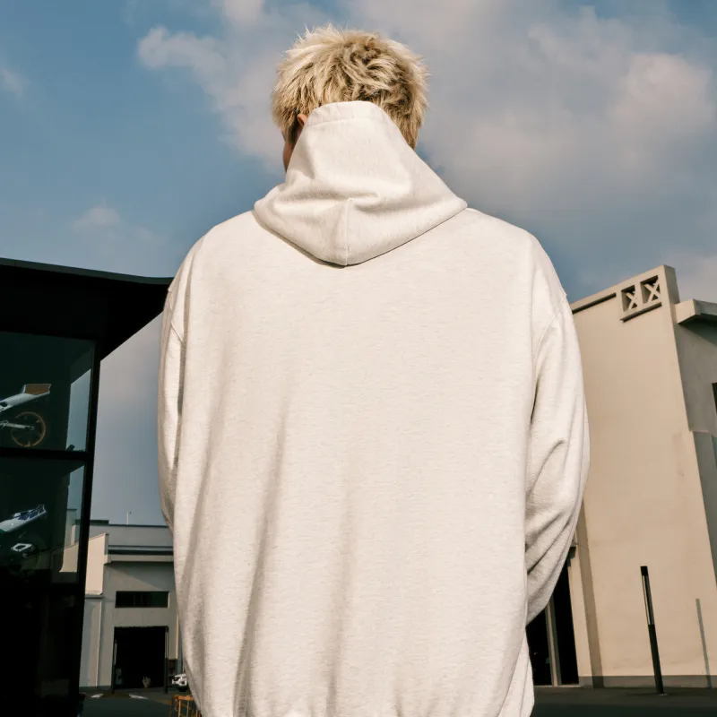 JUST VIBE Sweatshirts Unisex Light Gray-8