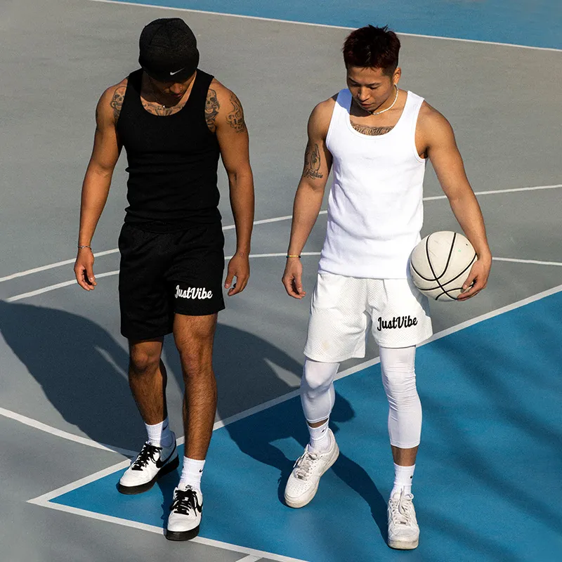 JUST VIBE Basketball Shorts Unisex-14
