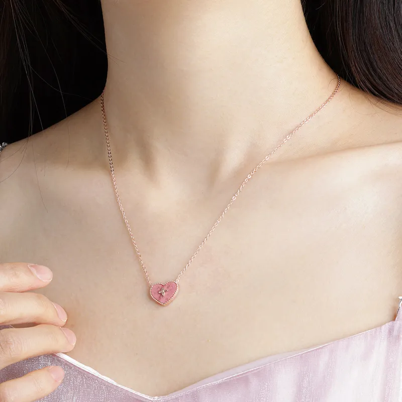 VIGG S925 Silver Necklaces Women's-7