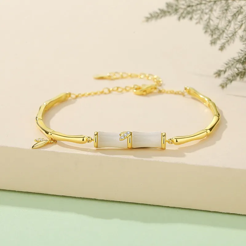 VANA Hetian Jade Bracelets Pale Greenish White Jade Women's-1