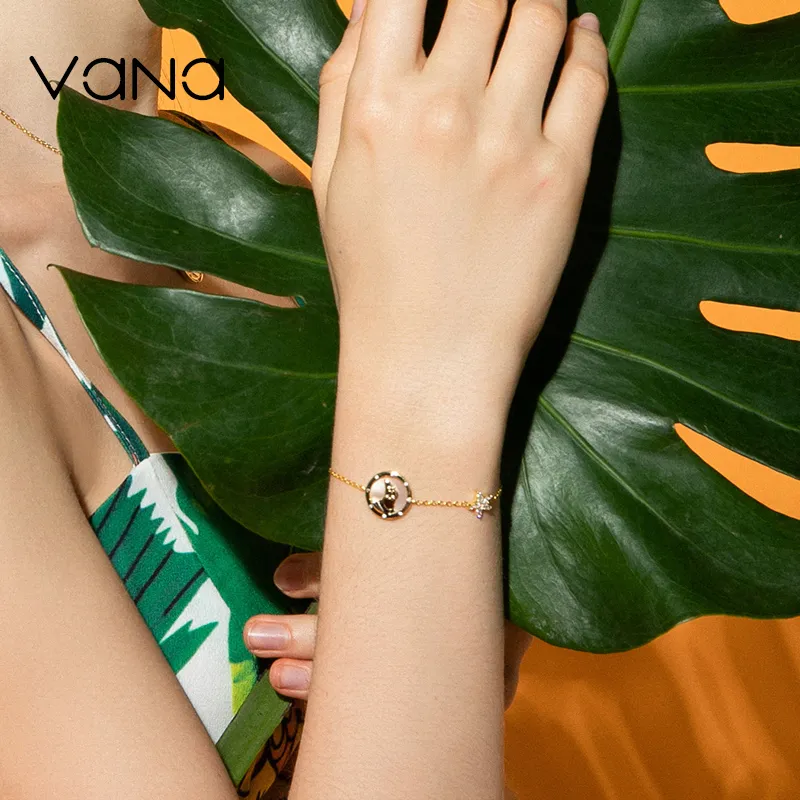 VANA 925 Sterling Silver Schilliger Zircon Bracelets Women's-1