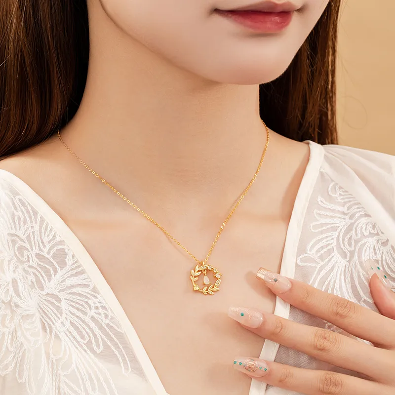 VANA 925 Sterling Silver With Zircon Necklaces Women's-4