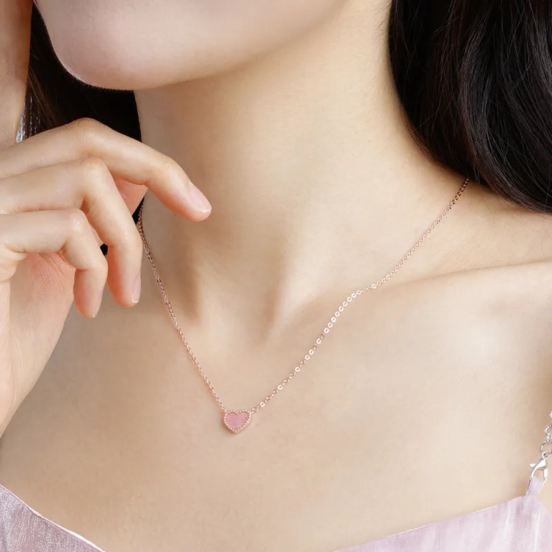 VIGG S925 Silver Necklaces Women's-13