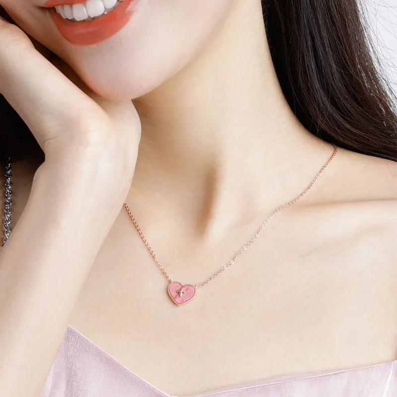 VIGG S925 Silver Necklaces Women's-3
