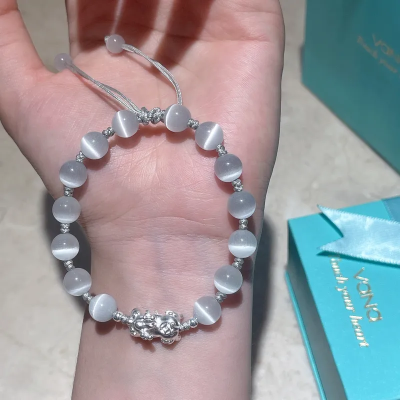 VANA Obsidian Jade Bracelets Unisex-6