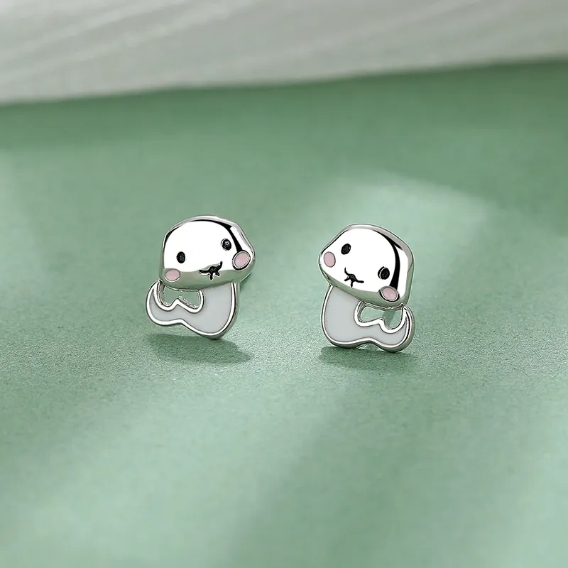VANA 990 Fine Silver Stud Earrings Women's-5