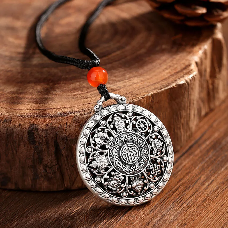 VANA 990 Silver Sterling Silver Necklaces Unisex-3