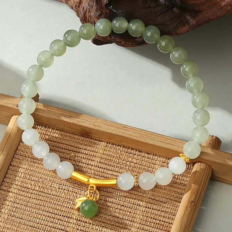 VANA Hetian Jade Pale Greenish White Jade Women's-2