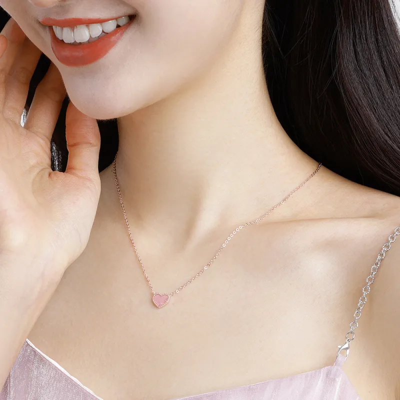 VIGG S925 Silver Necklaces Women's-12