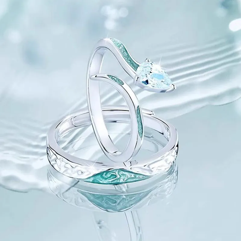 VANA 925 Sterling Silver Rings Unisex Silver White-3
