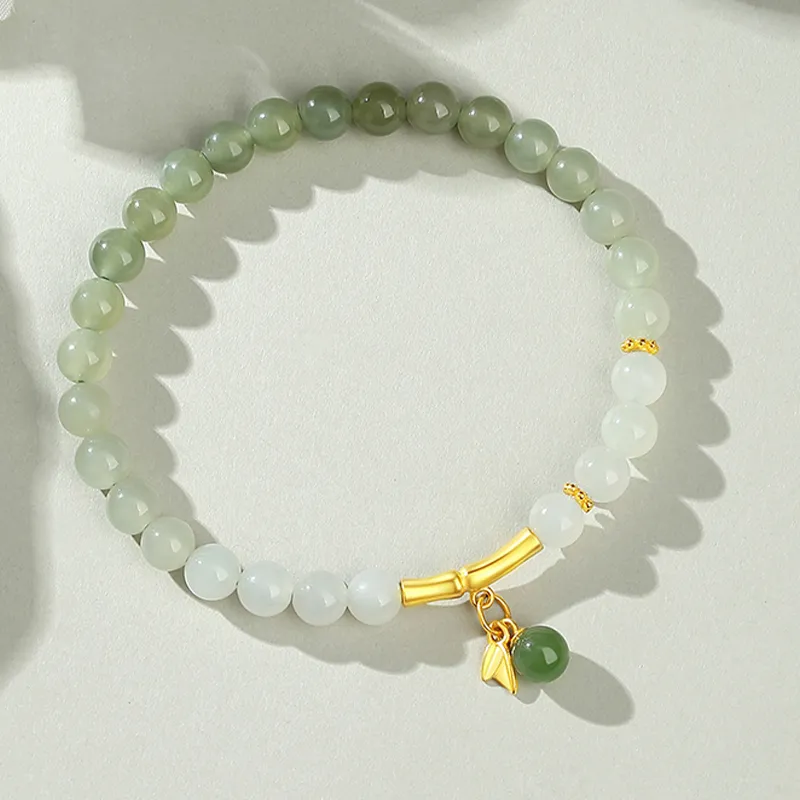 VANA Hetian Jade Pale Greenish White Jade Women's-3