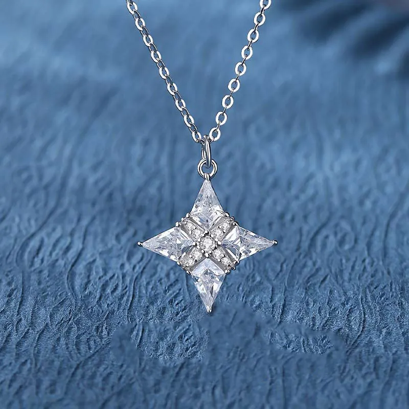 VANA 925 Sterling Silver Zircon Necklaces Women's-5