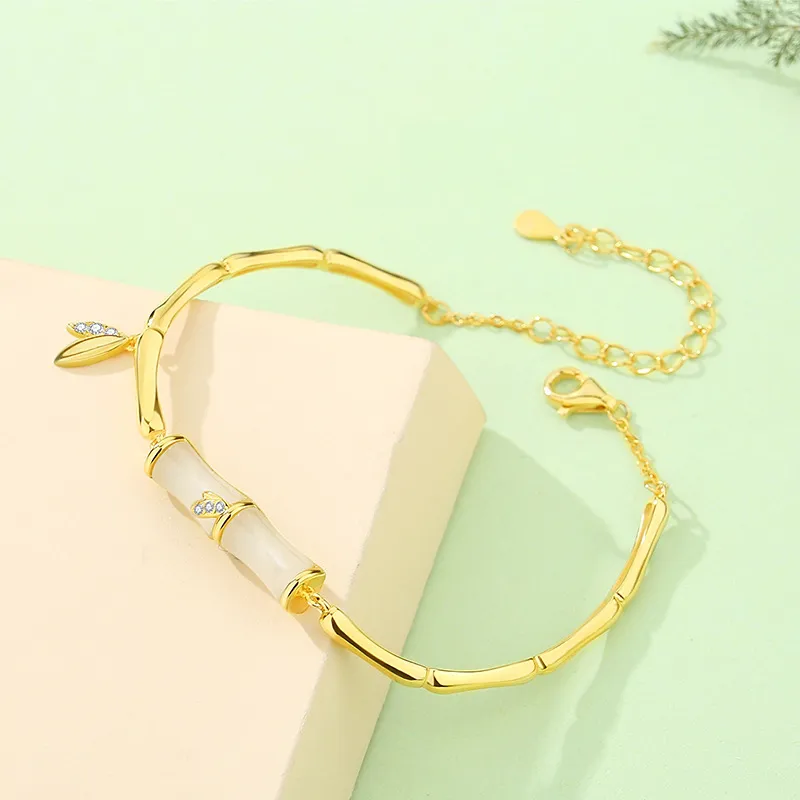 VANA Hetian Jade Bracelets Pale Greenish White Jade Women's-3