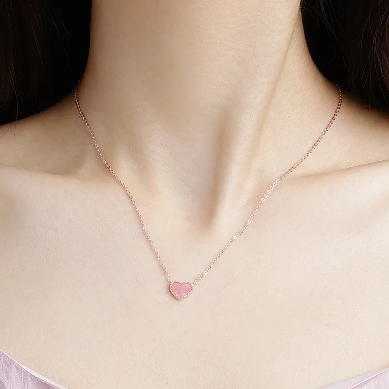 VIGG S925 Silver Necklaces Women's-11