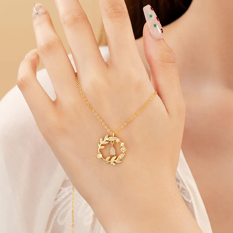 VANA 925 Sterling Silver With Zircon Necklaces Women's-7