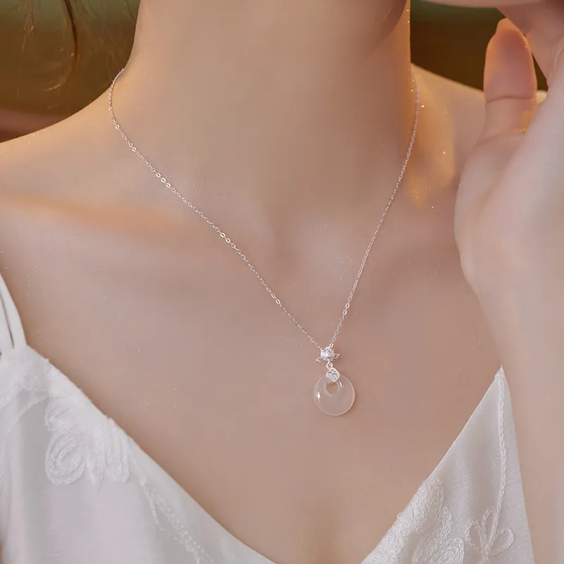 VANA Chalcedony Necklaces Women's-4
