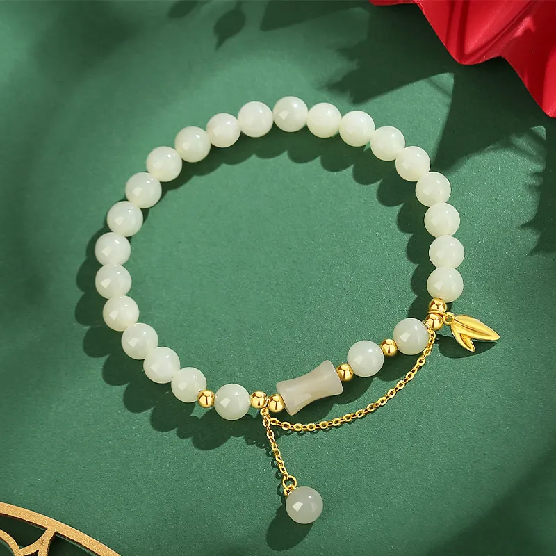 VANA Hetian Jade Bracelets Pale Greenish White Jade Women's-1
